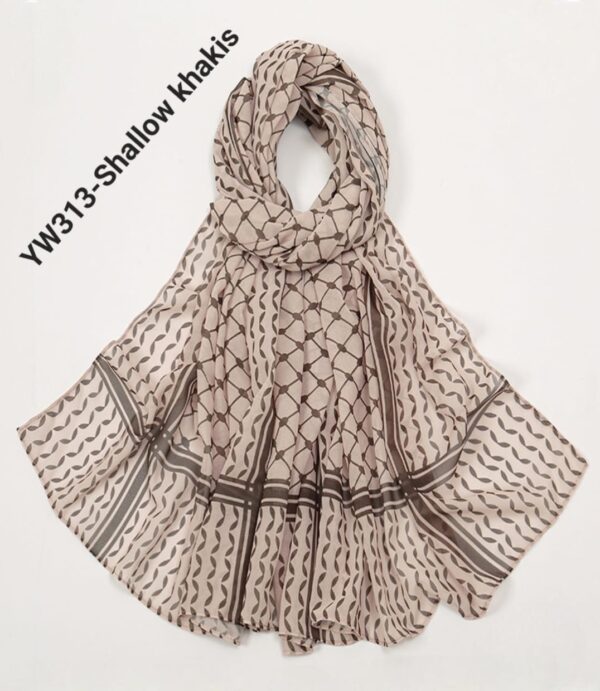 Palestine Hijab-YW313 Shallow Khaki color
