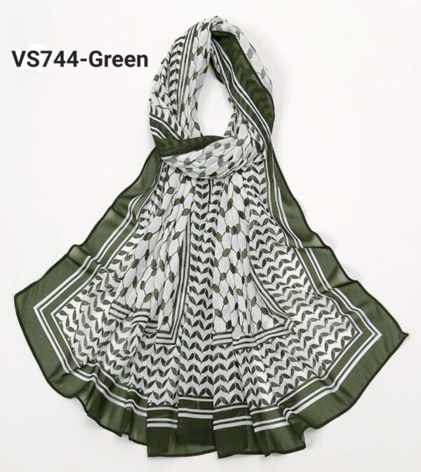 Palestine Hijab-VS744 Green color