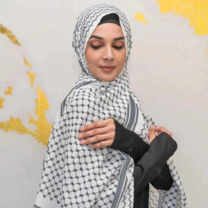Palestine Hijab-YW313 Grey color